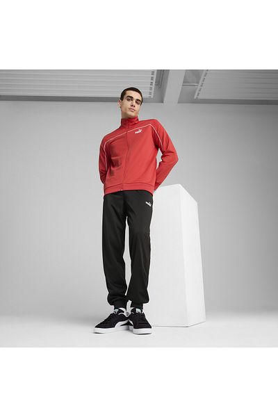 Puma Poly Trainingsanzug mit Paspeln