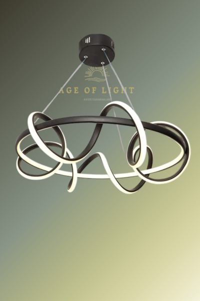 Age of Light KUZEY MODEL 3 RENK YANABİLEN LEDLİ AVİZE SALON OTURMA ODASI LED AVİZE