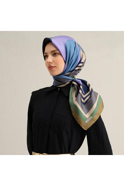 Armine E25Ya9313D02 82 Dj Pure Silk Scarf 9313D (t)