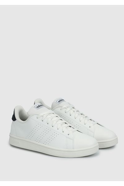 adidas Men's White Tennis Shoes - Advantage Base If8556