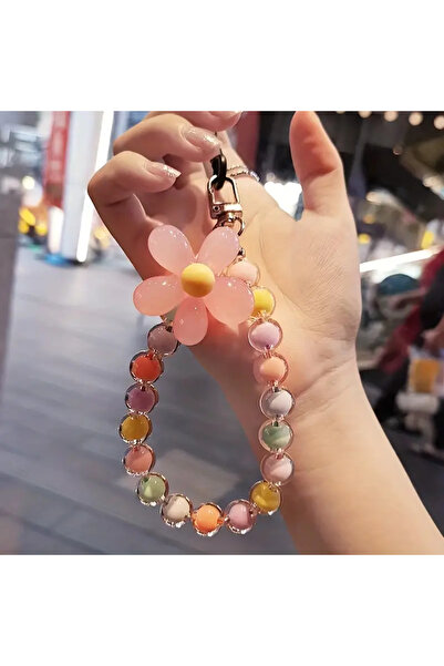 NAİL ART Charm pentru geantă cu mărgele colorate cu margarete