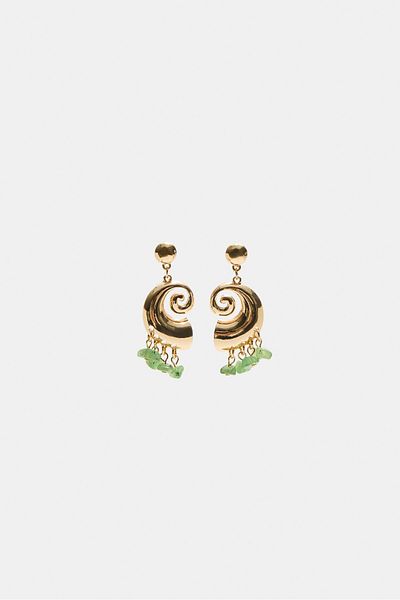 Stradivarius Seashell earrings