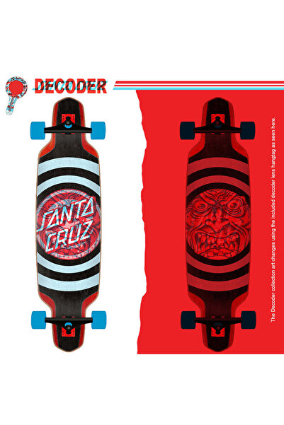Santa Cruz Decoder Roskopp Drop-Down Downhill Longboard Complete 37.52 Inch