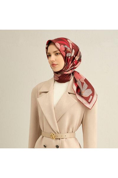 Armine E25Ya9312D02 85 Dj Pure Silk Scarf 9312D (t)