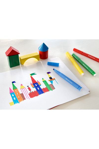Faber Castell Markere 24 de culori Jumbo Faber-Castell
