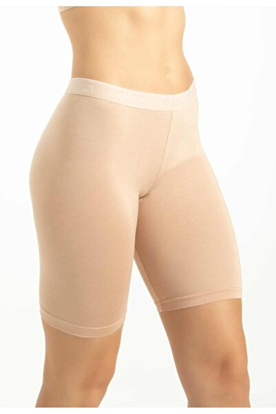 Genel Markalar Kadın Ten Bambu Diz Üstü Tayt 800