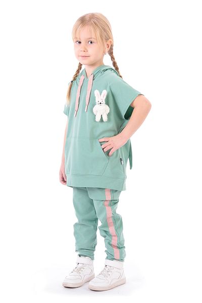 Lmn Girl's Summer Suit with Toy Detail