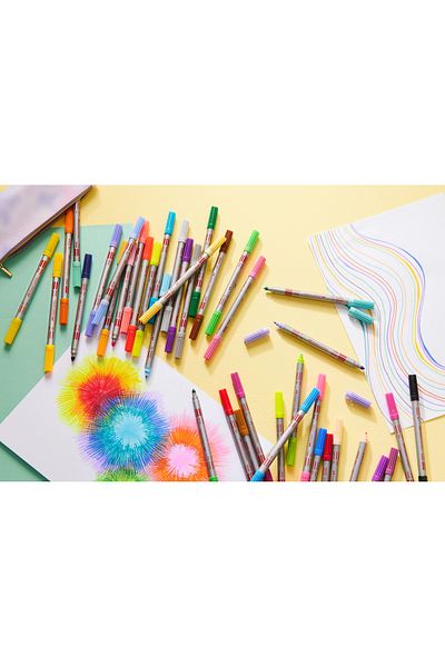 Faber Castell Markere 20 de culori 2 sfaturi Faber-Castell
