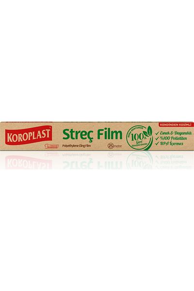 Koroplast Natural Stretch Film 25 Mt X 4 Packs