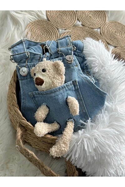 bebitomkids Unısex 3-10 Yaş Ayıcıklı Kot Jile