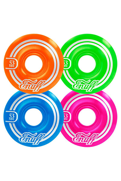 Enuff عجلات لوح التزلج Refresher II مقاس 53 مم 55D [مجموعة/4]
