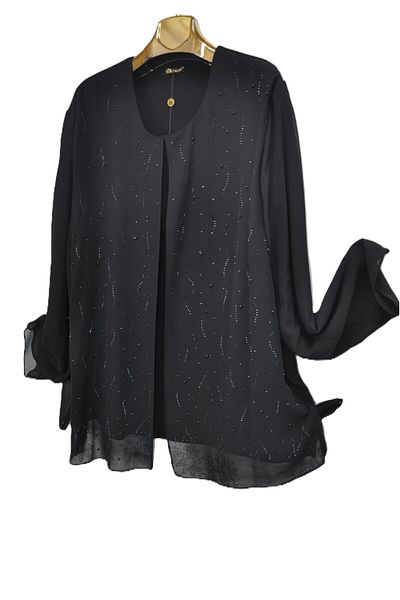 elma abone New Season Evening Dress Stone Bluz