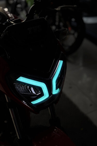 Banxtre ملصق تصميم المصباح الأمامي بلون النعناع لـ TVS Raider Daytime LED