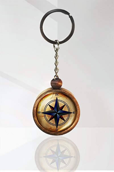 Tahtakolik بوصلة مفاتيح خشبية بحجم واحد - N11.16872