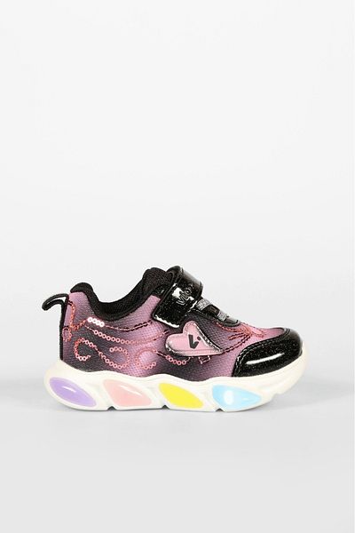 Vicco Lemna Orthopedic Girl's Black Light Sneaker