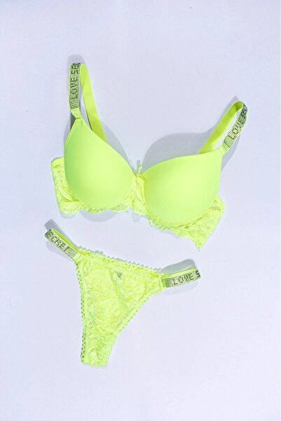 MAVEA Taşlı Mikro Dolgulu Sütyen Takımı