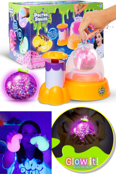 TOYFEST صانعة الإسفنج نيون دكتور - اصنع محطة صنع الإسفنج المخصصة لك