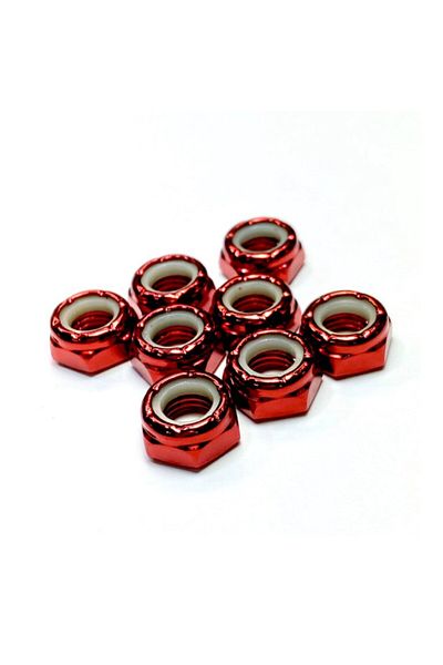 Rollerstuff Bling T'ings Metallic Axle Nuts [set/8]
