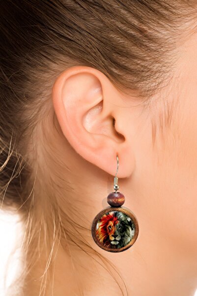 Tahtakolik حلق خشبي على شكل أسد