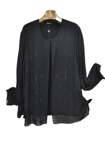 elma abone New Season Evening Dress Stone Bluz