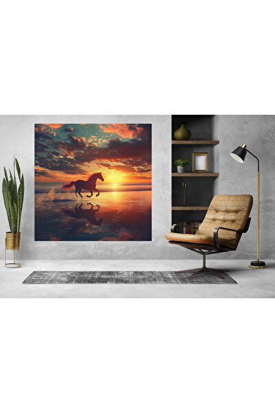 OZG DESİGN YALNIZ AT DUVAR ÖRTÜSÜ VE DUVAR HALISI