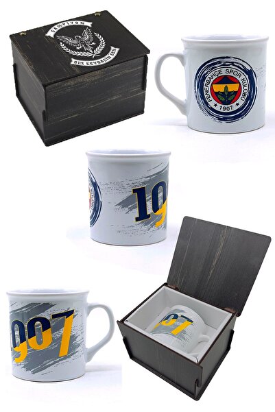 Fenerbahçe Kupa Orijinal Lisanslı, Özel Ahşap Kutulu