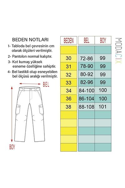 modacix Navy Blue Jogger Pants - Lycra, Adjustable Elastic Cargo with Drawstring Waist