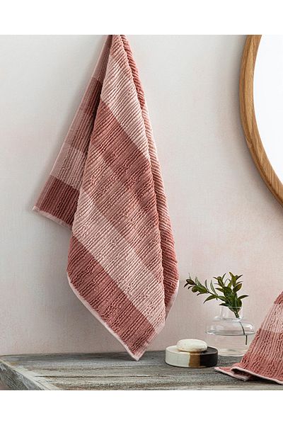 English Home Pink 50X70 cm Shade Cotton Face Towel