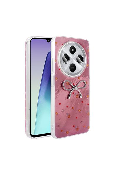 HTstore حافظة هاتف Redmi 14C 4G متوافقة مع Xiaomi مع غطاء سيليكون Zore Ponti لحماية الكاميرا