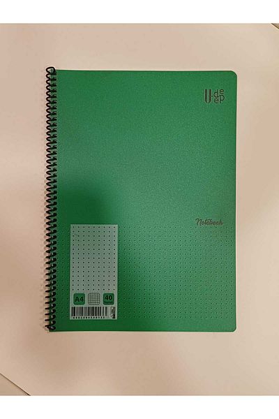 ASATAK U-Deep Notebook 40 Sheets Checkered School Notebook Pp Cover