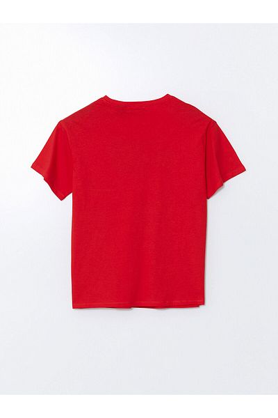 LC Waikiki Ανδρικό T-Shirt από βαμβακερό χτενισμένο λαιμό