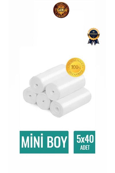 figanlar ambalaj Small Size Garbage Bag Mini Size 40Pcs X10 Roll 40X50 Garbage Bag 400 Pieces