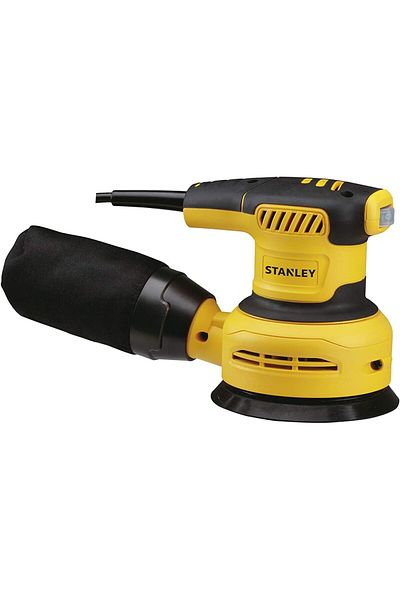 Stanley Stanley SS30 Random Orbit Sander - Multi-Speed, 300W, 125mm, with Dust Filter Outlet