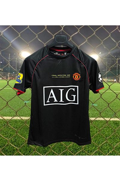 Legent Lady C.Ronaldo Black Short Sleeve Retro Nostalgia Legends Jersey 7-7