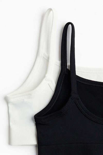 H&M 2-pack DryMove™ Seamless Sports tops