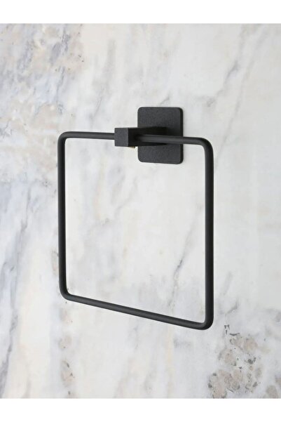 Özasya AVM Kare Yapışkanlı Siyah Kare Havluluk