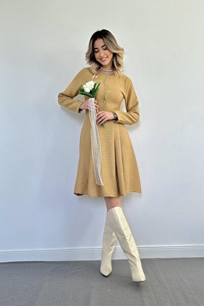 Modayakamoz Mink Short Classic Dress