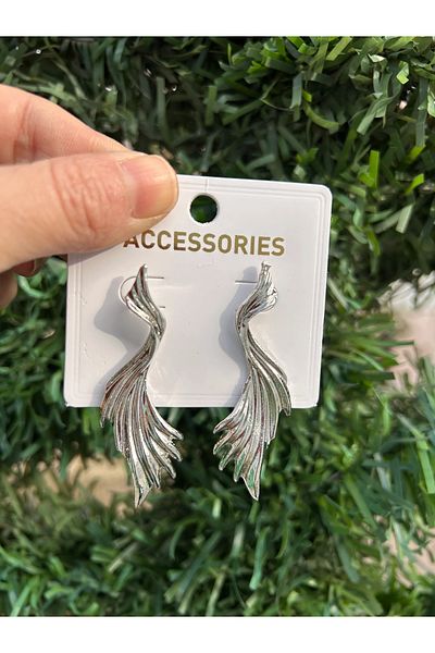 Vitastyle Vip Wing Model Earrings 6 cm