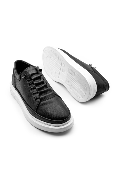 Armada Black New Season Men's Daily Use White Sole Shoes