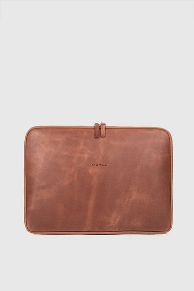 MORCA حافظة كمبيوتر محمول من الجلد الطبيعي مقاس 13 بوصة و14 بوصة من Macbook Air Pro Crazytaba