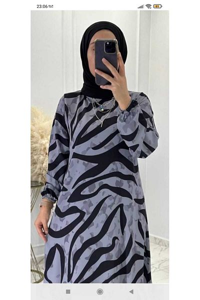 MODA Digital Printing Hijab Dress