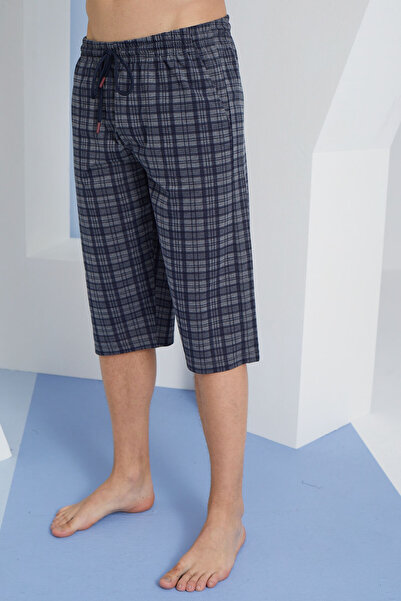 KLY Men's Thin Single Bottom Very Comfortable Cotton Shorts Pajamas