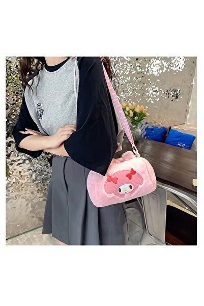 EyER Shoping Anime Sanrio Kuromi Cinnamoroll Kawaii Peluş El Çantası