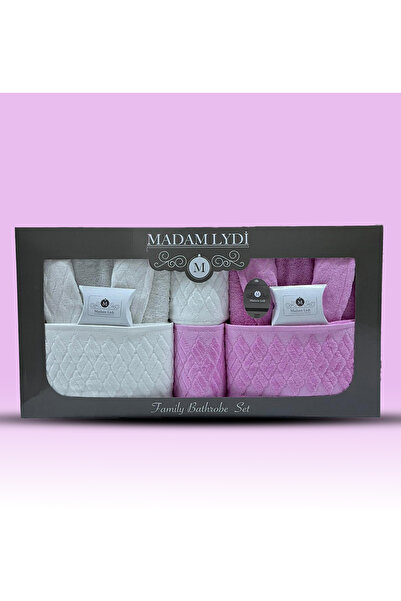 M Madam Lydi طقم روب حمام فاخر مكون من 8 قطع من ماركة مادام ليدي كاديفت |   ط...