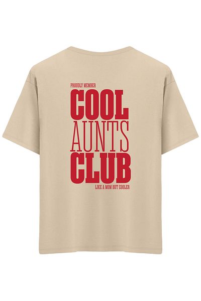 BetterThanCo Cool Aunts Club - Μπλουζάκι μεγάλου μεγέθους
