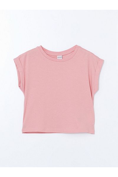 LC Waikiki Νέα σεζόν Crew Neck Girl's Tisort - S5EV99Z4