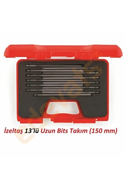 İzeltaş مجموعة لقم طويلة 13 قطعة من إيزيلتاش (150 ملم)