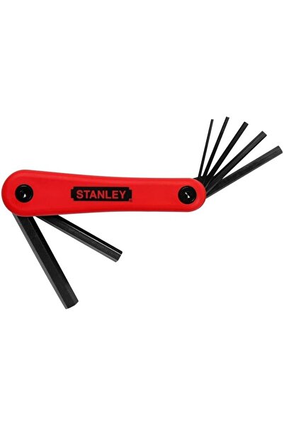 Stanley مجموعة مفاتيح سداسية قابلة للطي من ستانلي 4-69-261 - 7 قطع متينة ومضغوطة