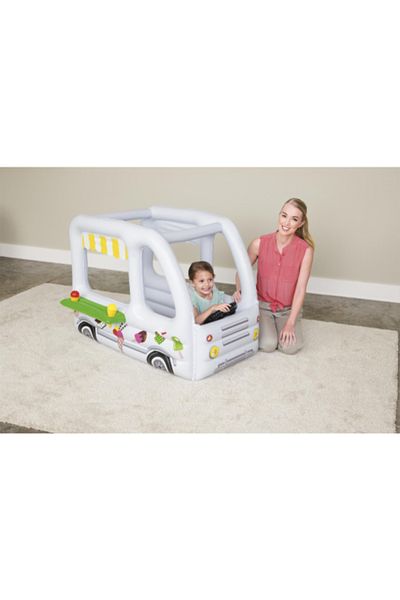 BESTWAY SCOOPS 'N SMILES ICE CREAM TRUCK BALL PIT - 26-52268