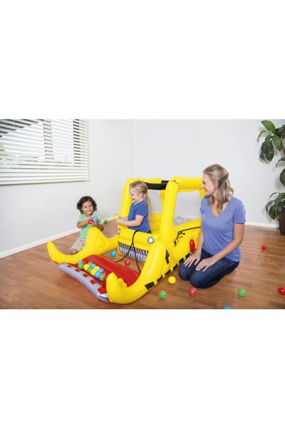 BESTWAY Bulldozer Ball Pit With Ball 1.98M X 1.05M X 84Cm 26-52278